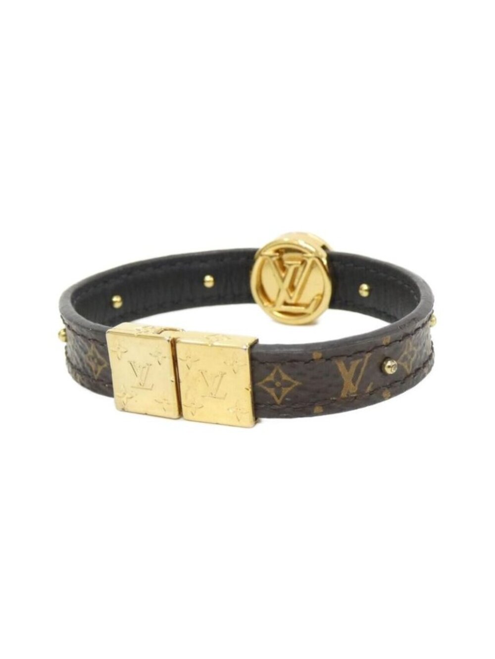 Louis Vuitton Monogram Bracelet LV Circle Reversible 17 cm - Picture 2 of 5